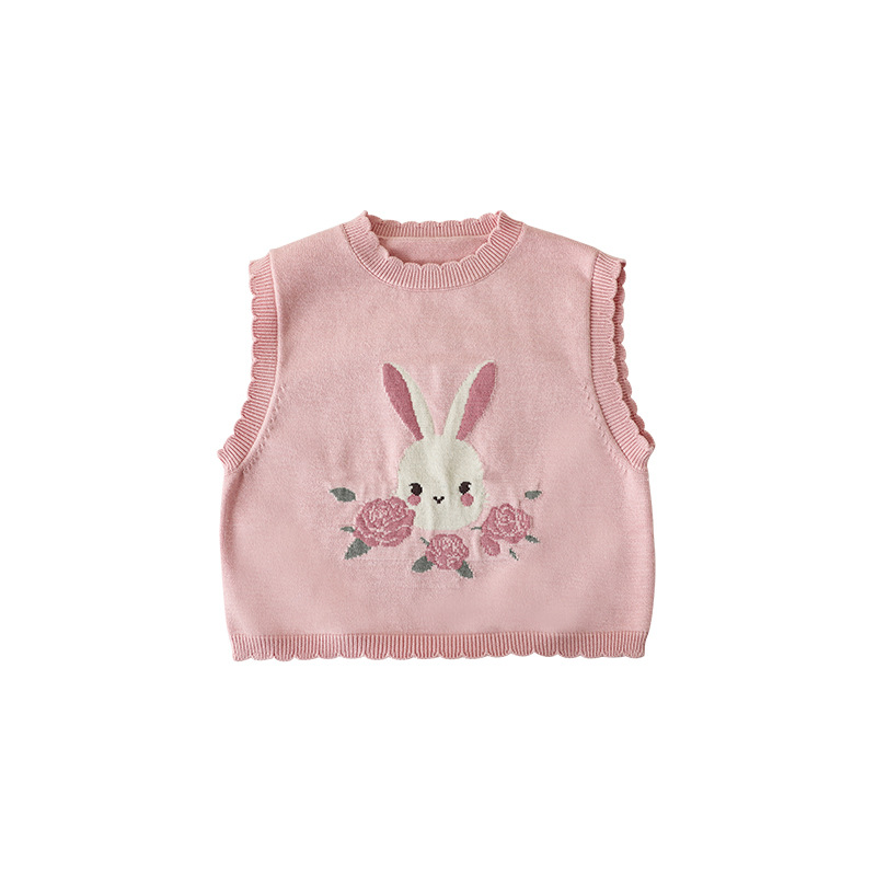 Qiuduo muchachas lindas pequeña serie libre traje primavera y otoño nueva camisa caliente de los niños suéter chaleco del bebé vestido