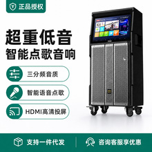 万利达9523户外K歌视频音响带显示屏广场舞教学移动KTV点歌一体机