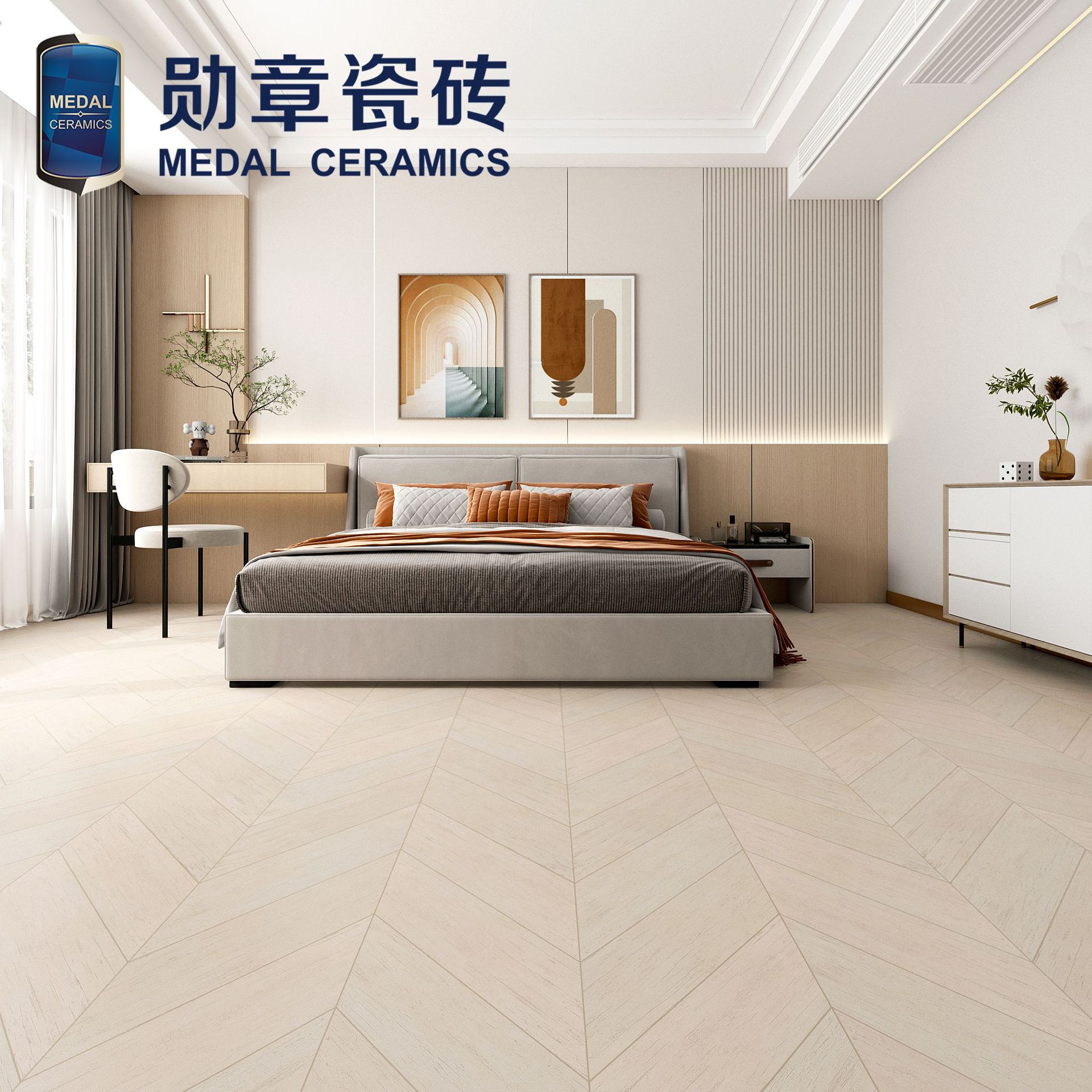 网红法式鱼骨纹全瓷仿木纹砖 佛山厂家卧室阳台地瓷砖批发-阿里巴巴