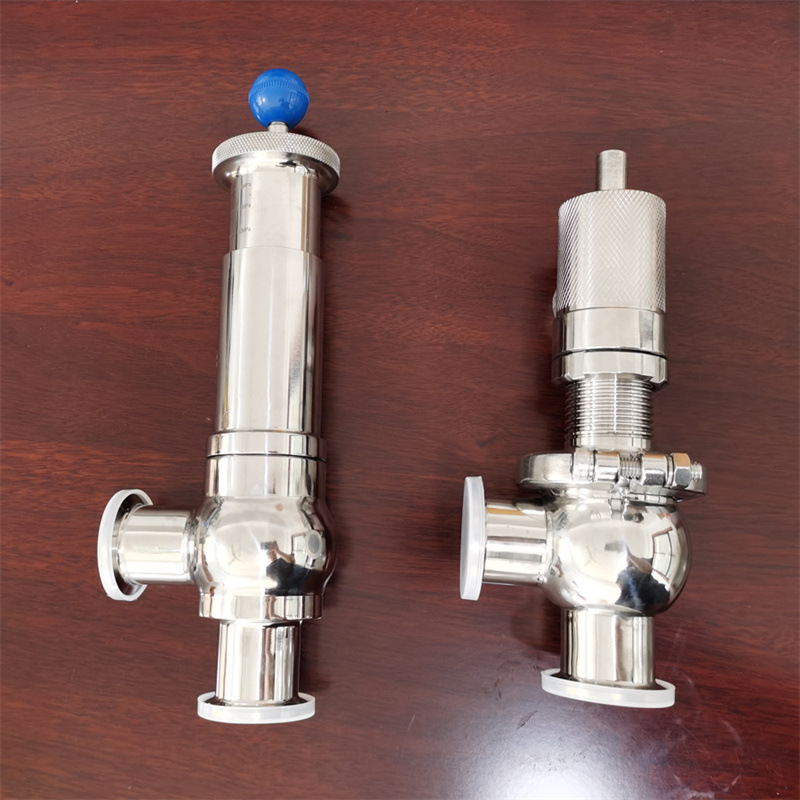 304卫生级不锈钢安全阀TJA81X-16调节呼吸式安全阀制药快装安全阀