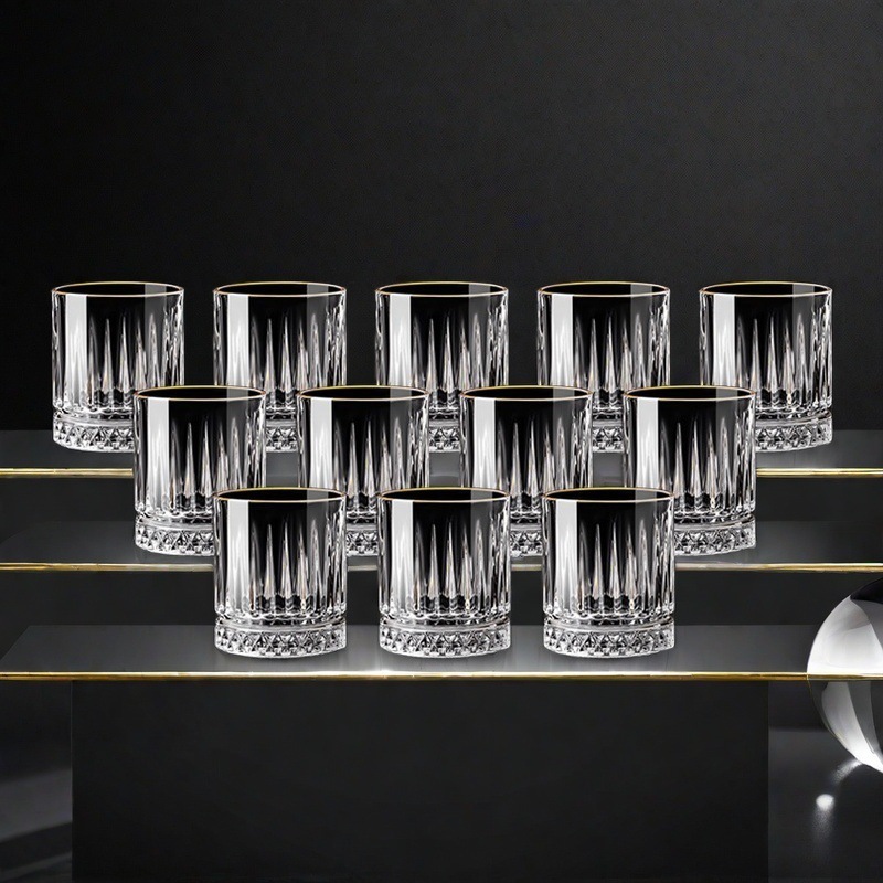 Dos dos tazas de licor blanco conjunto doméstico lujo ligero de alta calidad 2 tazas de una taza pequeña taza de cerveza de licor de cerveza