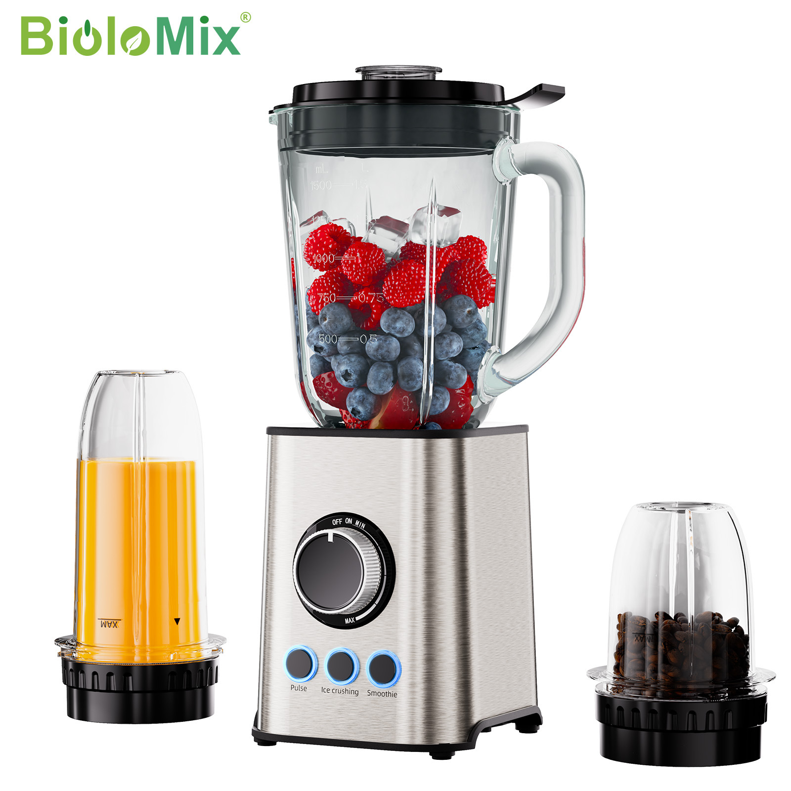 Molinillo de carne doméstico transfronterizo mezclador multifuncional automático de cocina de alimentos suplementarios molinillo de frutas y verduras