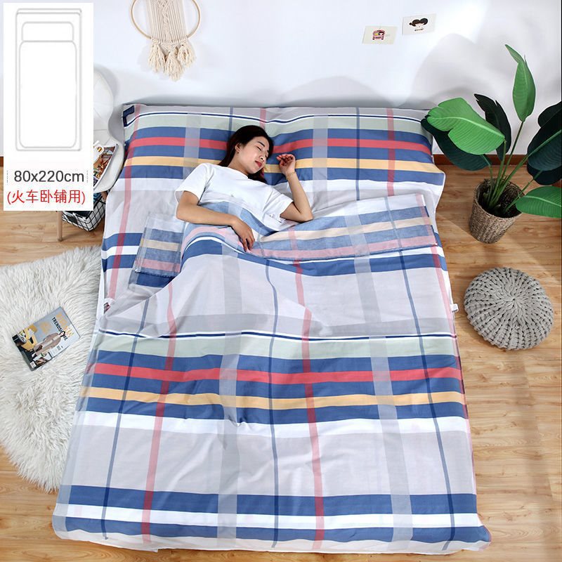 ◑순면 체크무늬[싱글] 80*220◑