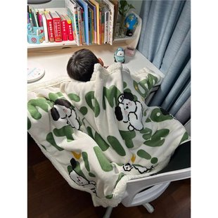 New Winter Thickened Blanket Milk Velvet Cartoon Blanket Sofa Blanket Office Nap Blanket Student Dormitory Blanket