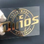 自粘定制个性化不干胶金属贴
