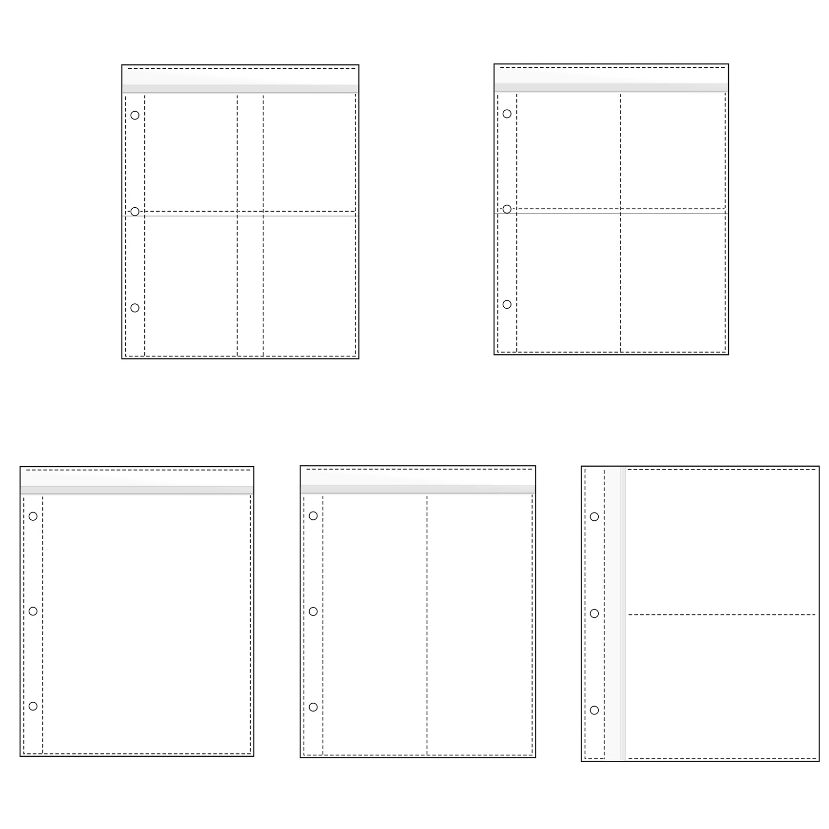 Galería de fotos de almacenamiento de estrellas A5 Álbum compacto con tapa PP Página interior Polaroid Tarjeta pequeña de tres pulgadas Página interior a5