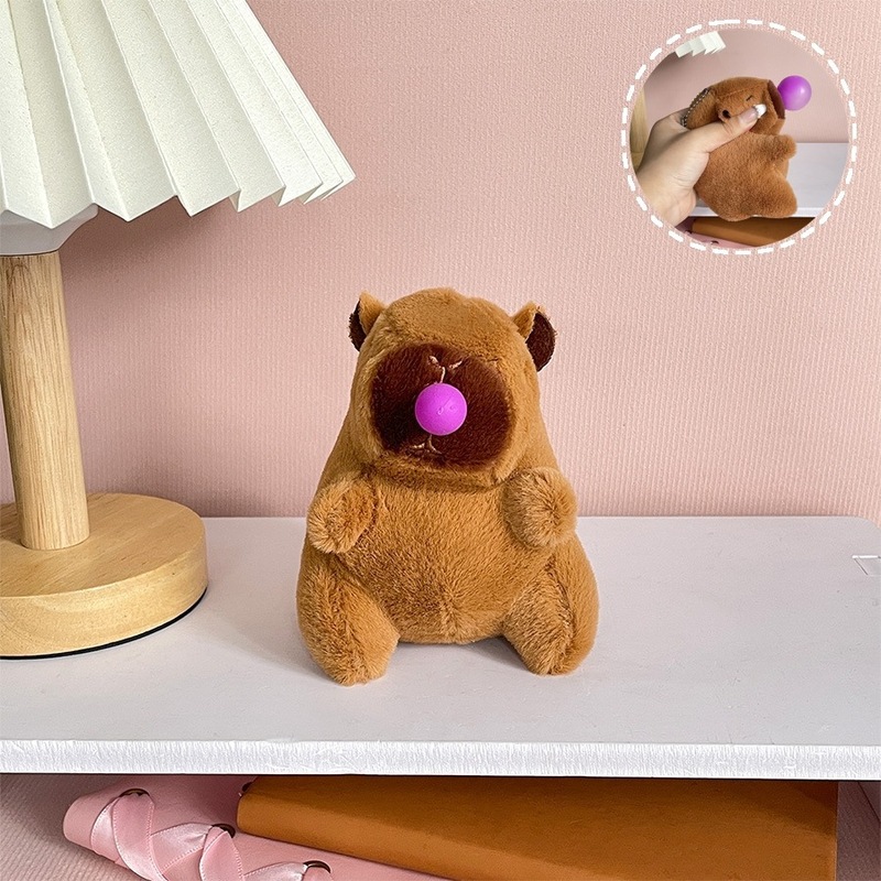 かわいい漫画カピバラシリーズぬいぐるみペンダントモルモット人形カピバラ子供のホリデーギフト卸売|undefined