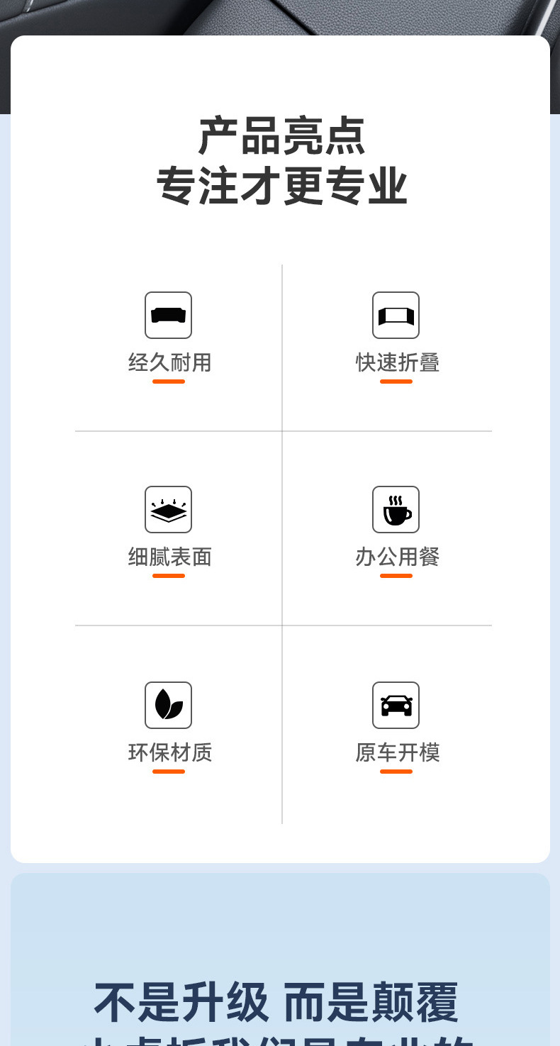 Car-Mounted Small Table Board, Foldable Rear Seat Car Dining Table, Office Writing Desk Stand