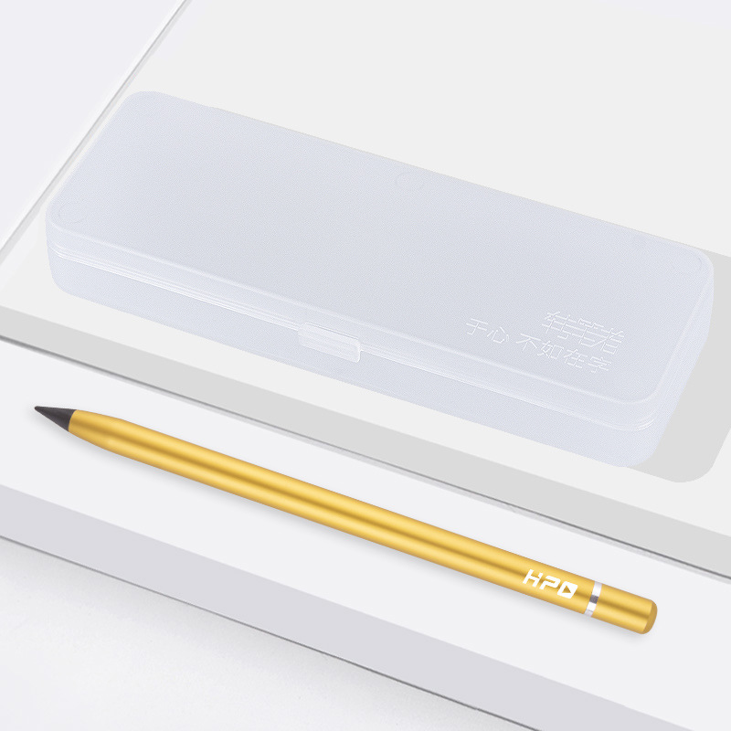 Transferencia autor borrable eterno lápiz aleación de aluminio varilla bosquejo pintura estudiante caligrafía práctica graduación temporada regalo bosquejo