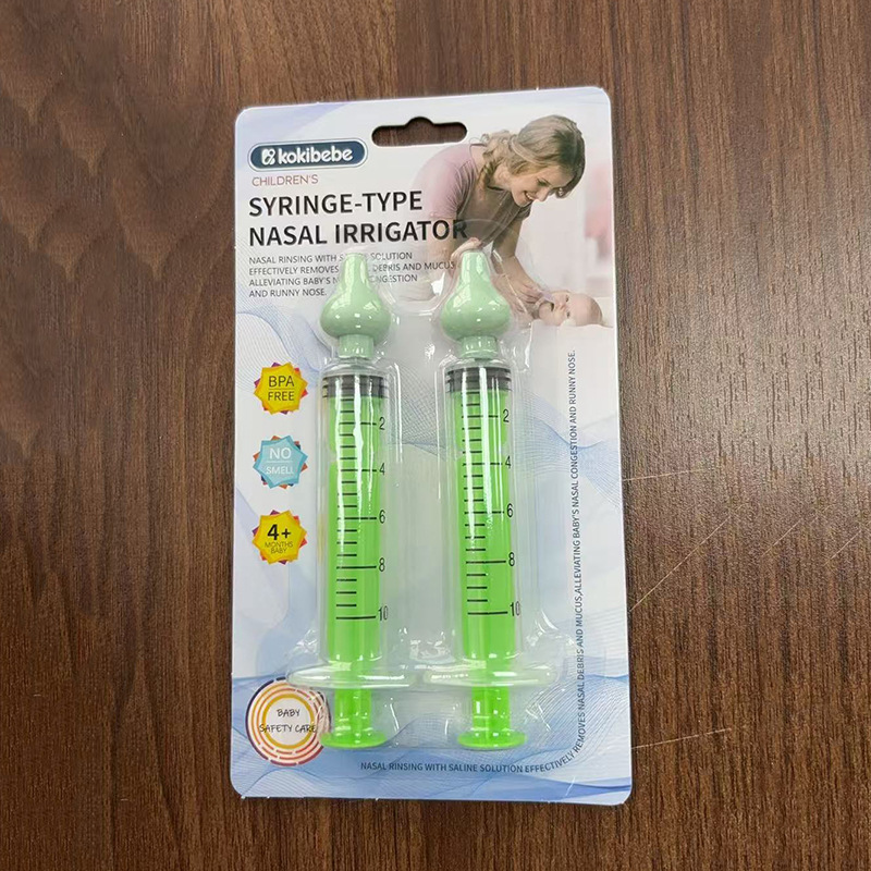 Paquete de tarjeta de succión Lavado nasal para bebés
