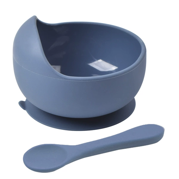 Blue silicone spoon