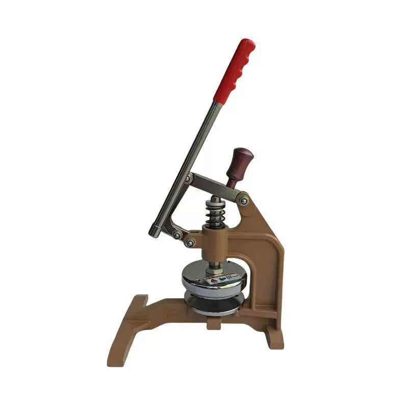 Ручной пресс для текстиля Caster 268 Day Precision Round Disc, измеритель веса ткани, коричневый.