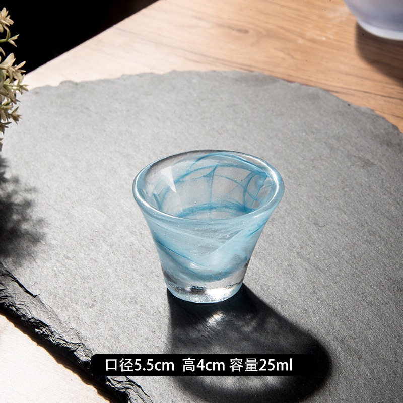 Small wine glass cloud blue