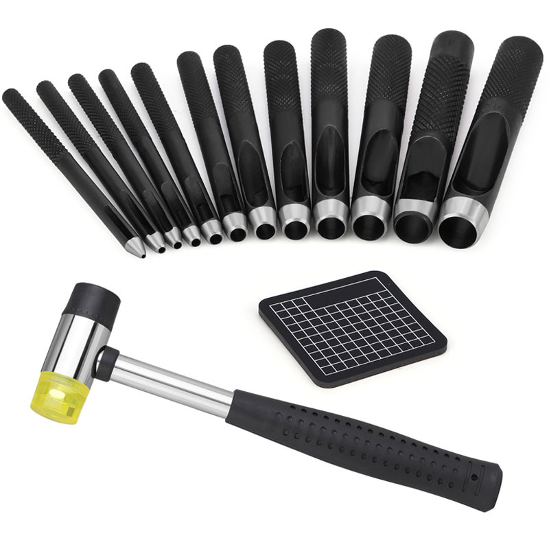 벨트펀치세트, 원형펀치, 중공펀치, 가죽수공구, 원형펀치, 홀펀치, 가죽펀치