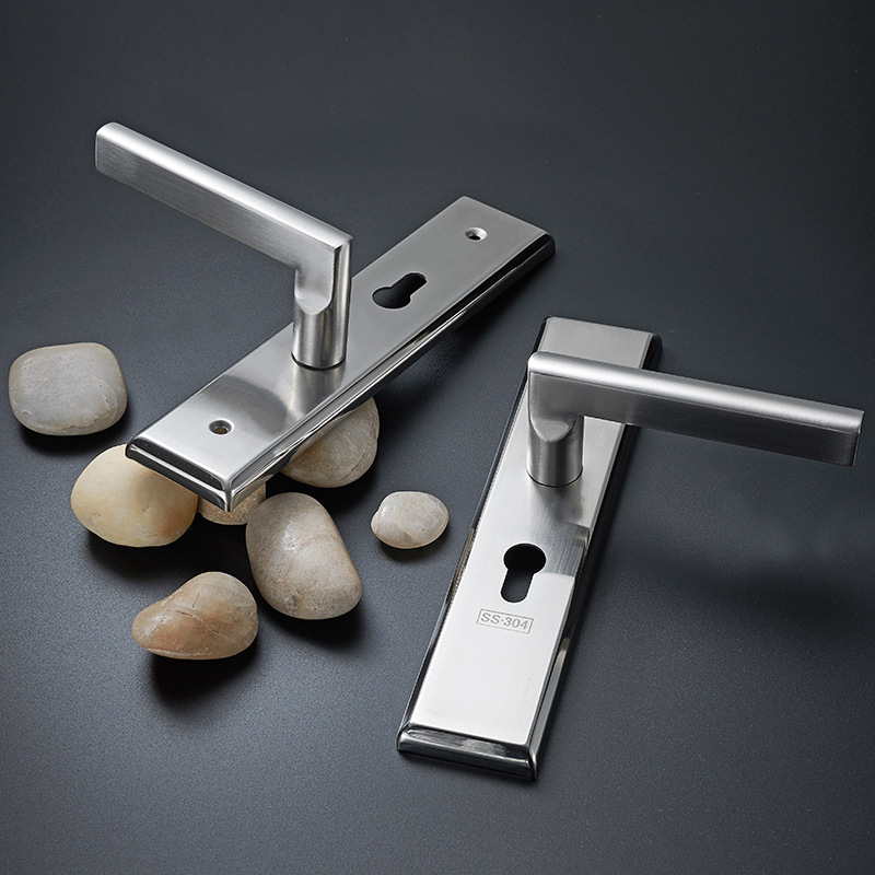 Cerradura de puerta doméstica Cerradura de puerta interior Cerradura de puerta de dormitorio Hardware manija de puerta general Cerradura de acero inoxidable 2.0 Cerradura de puerta de habitación gruesa