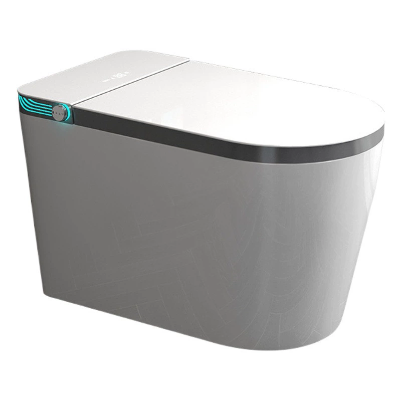 Умный туалет для ванной комнаты, автоматический интеллектуальный индукционный унитаз с голосовым управлением, защита от брызг и запаха, умный туалет оптом
