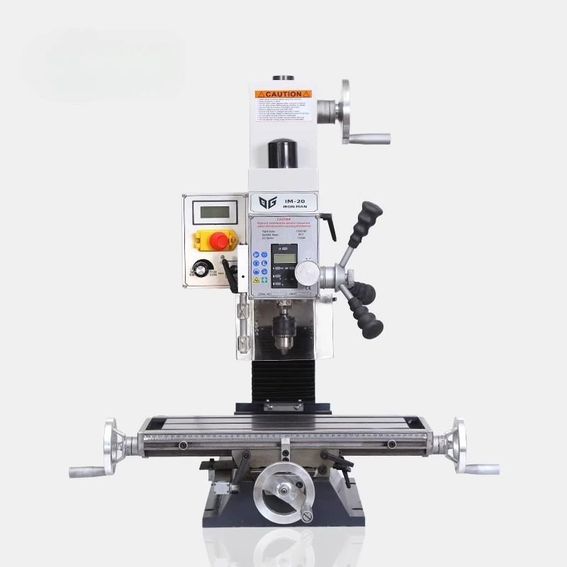 2025 новый металлический фрезерный станок для деревообработки с магнитной шкалой, 1100 Вт, миниатюрный бытовой многофункциональный сверлильно-фрезерный станок