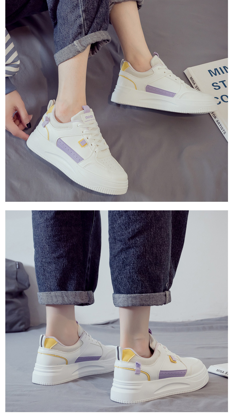 Neue Damen-Sneaker für den Außenhandel, vielseitig, weich und bequem, dicke Sohle, Frühling und Herbst, hochwertige Freizeitschuhe_voghion.com