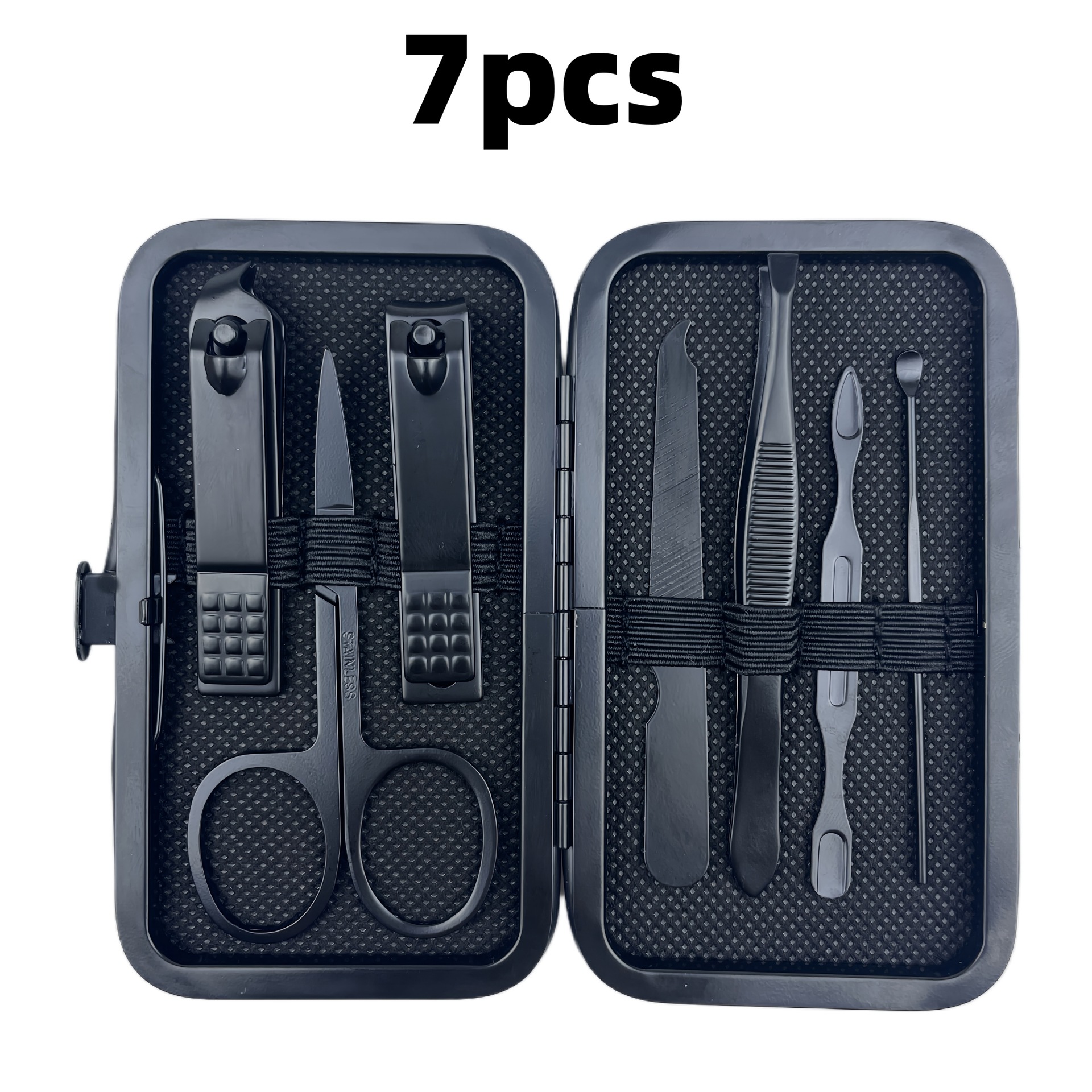 Black and Black 7 -piece set