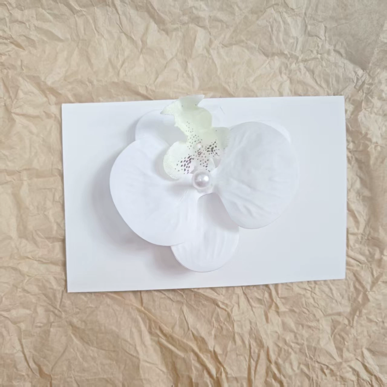 Hairgrip floral clips, princess French-style phalaenopsis & plumeria, multi-size duckbill & pins