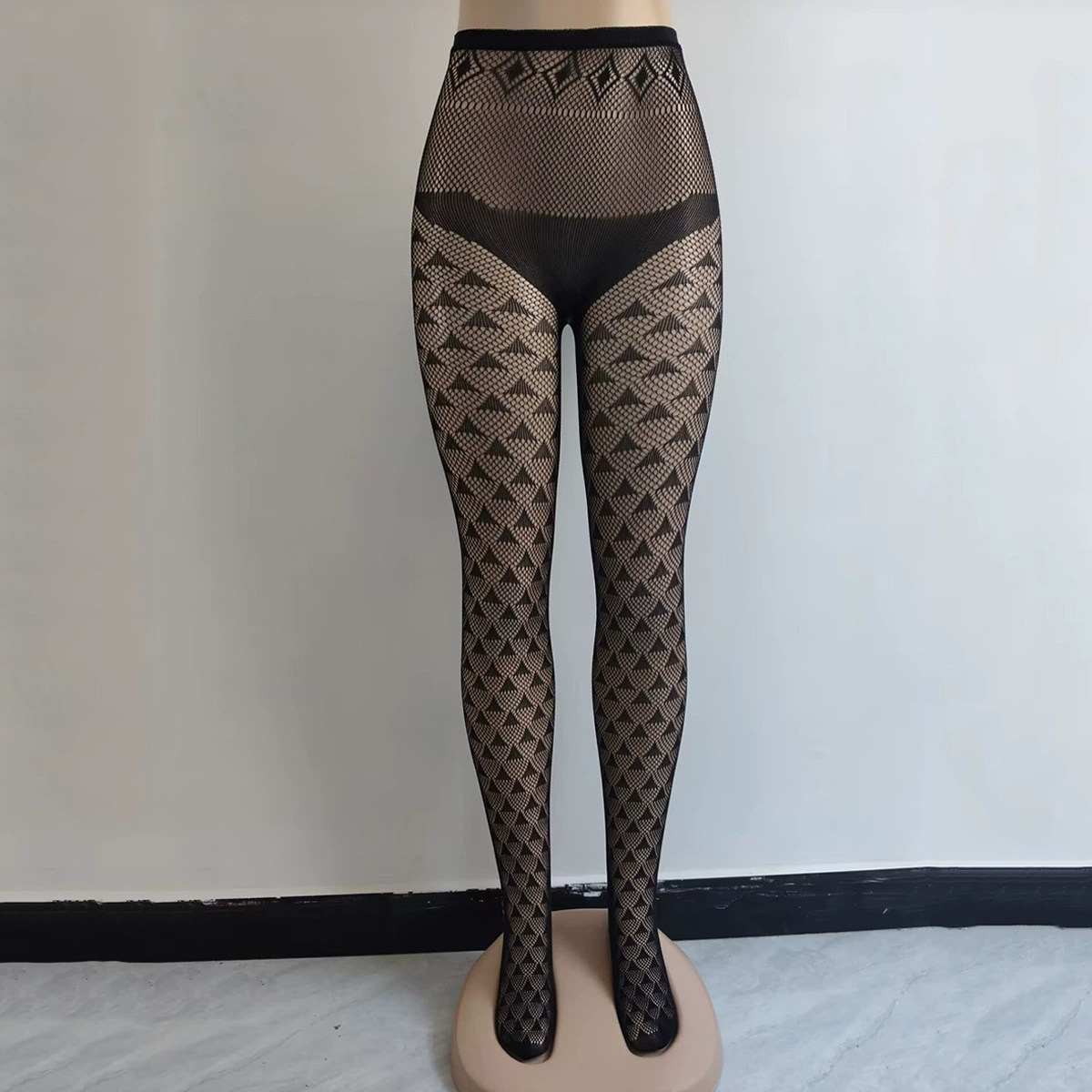 Autumn Retro Thin Tights, Women's Fitted Patterned Pantyhose, Multiple Colors