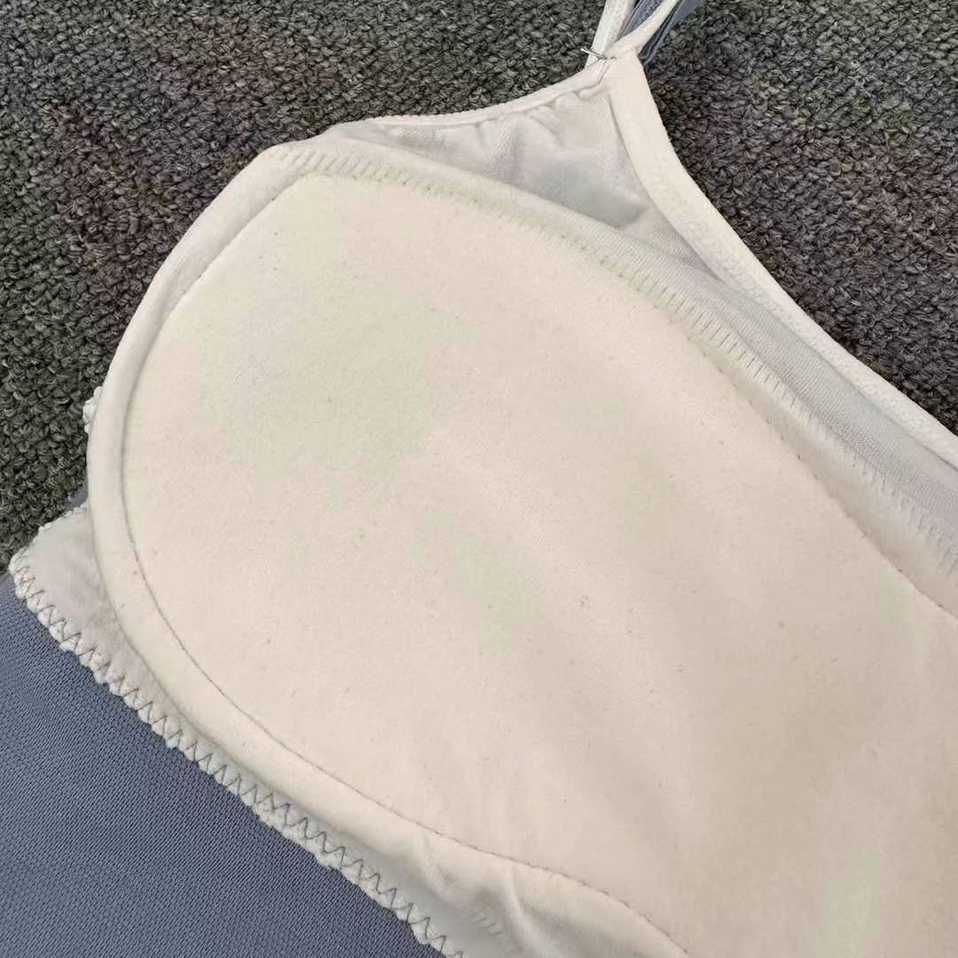 Nueva taza fija sin costuras hermosa espalda sin anillo de acero ropa interior chaleco chaleco cómodo ropa interior damas base sostén al por mayor
