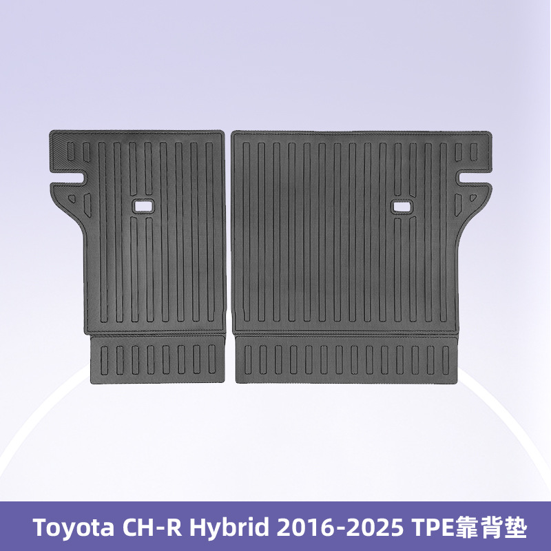 Para Toyota CH-R híbrido 2016 - 2025 timón derecho 3D todo el tiempo material TPE almohadilla de pie cojín de colateral