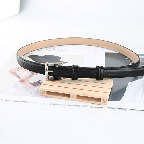 Factory direct supply  new letter pin buckle belt for women, versatile, simple, retro, women's belt, decorative jeans belt