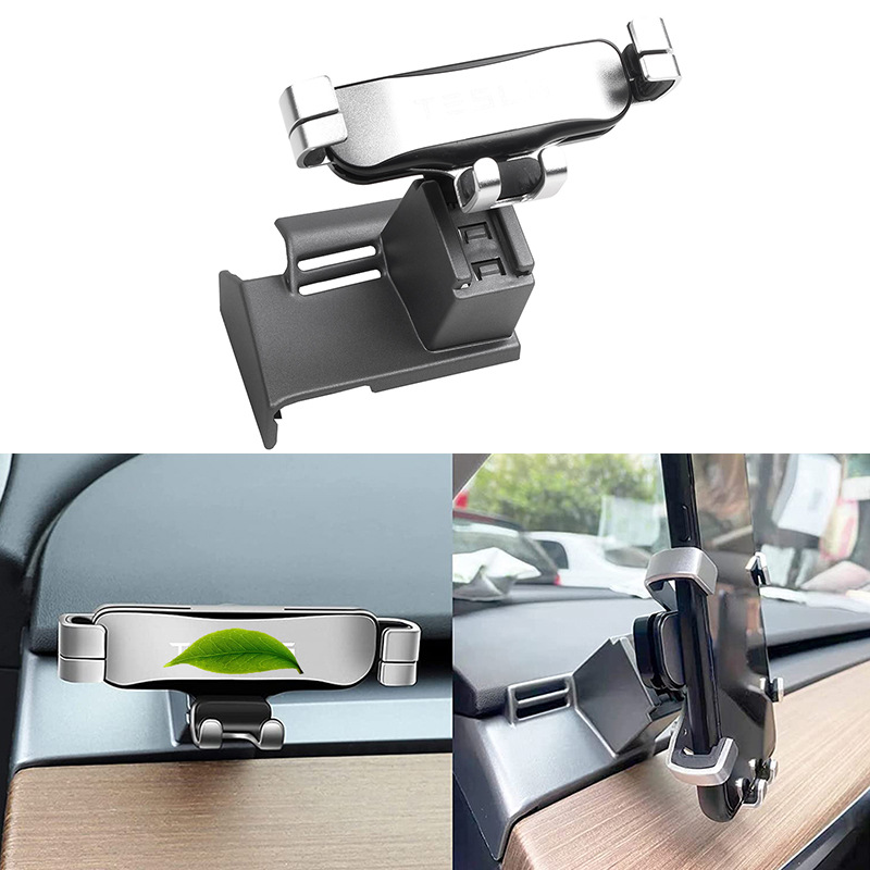 Suitable For Tesla Tesla Model3/YMobile Phone Holder Car Mobile Phone Holder Navigation Artifact Modification Supplies