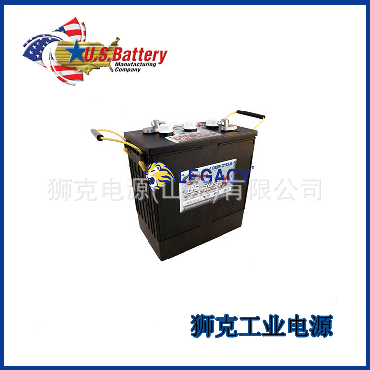 美国US蓄电池US 2200 XC2深循环6V230AH洗地机升降机登高车用