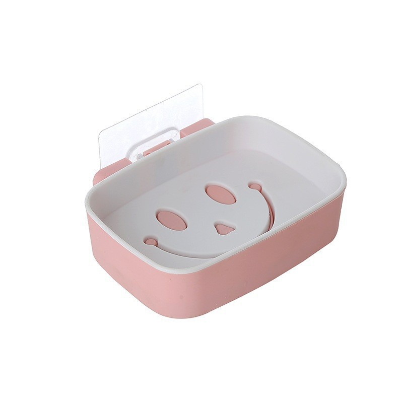 Caja de jabón, estante de jabón, ventosa, estante de drenaje creativo sin perforación montado en la pared, sin agua, artefacto de almacenamiento doméstico