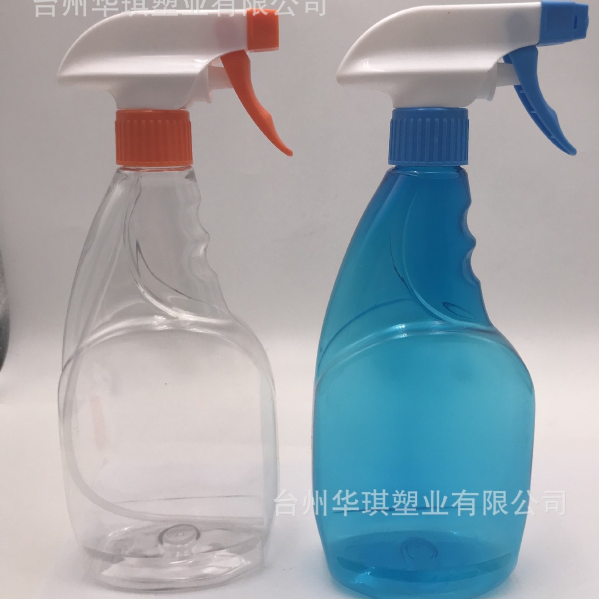 厂家供应 500mlpet喷雾瓶塑料瓶 喷壶手枪喷壶喷瓶扁形喷枪瓶