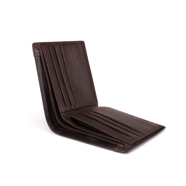 DUJIANG Retro capacious short wallet for men and women