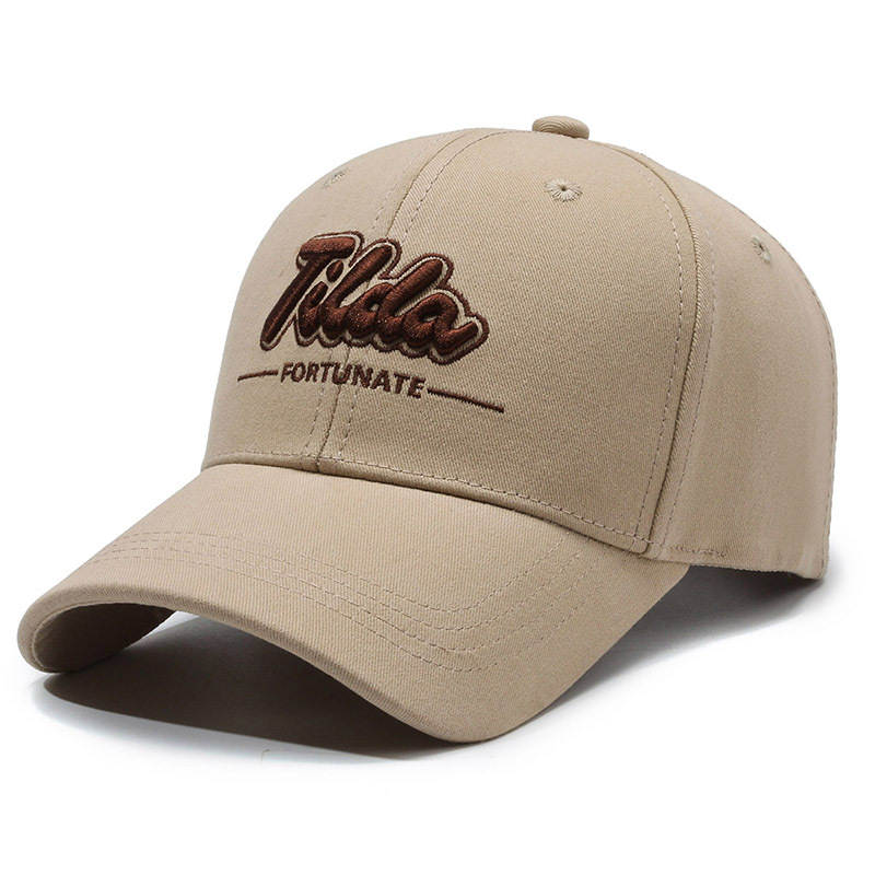 Baseball Cap Women Embroidered Letter Sunscreen Hat Versatile_voghion.com