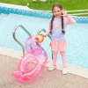 Pink transparent duck seat circle