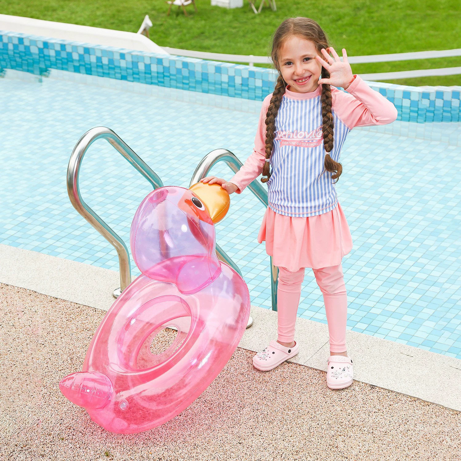 夏乐 Megaphone, children's inflatable swimming ring
