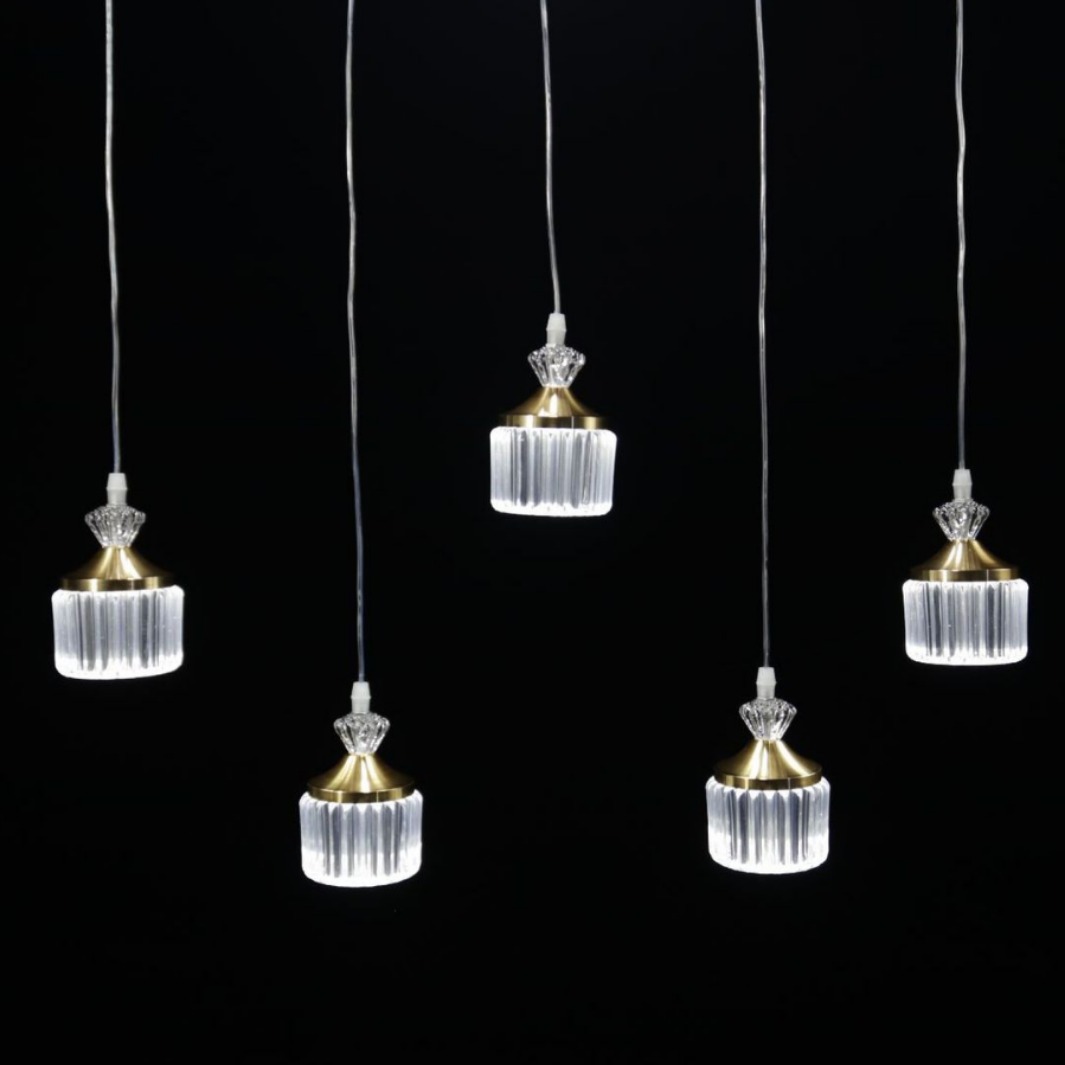 Cabecera de cama colgante pasillo bar morada cafetería bar lámpara de vidrio led luz cálida atmósfera lámpara led luz interior