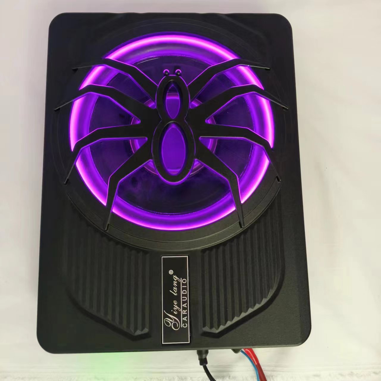 Simple version of car audio modified spider with lights 10 inch high-power active car ultra-thin subwoofer wholesale