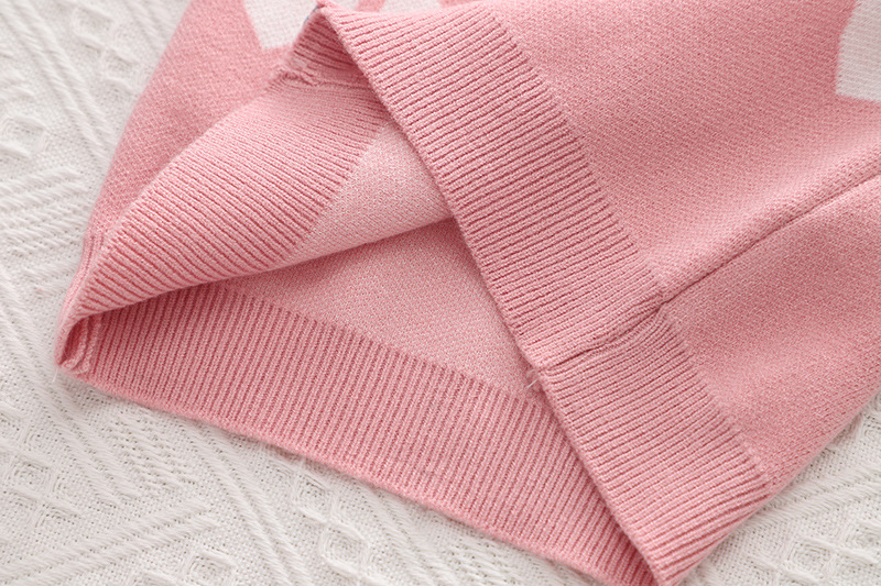 Ensemble de jupe deux pièces pour bébé et enfant en tricot pour fille, cardigan New Love, printemps et automne_voghion.com