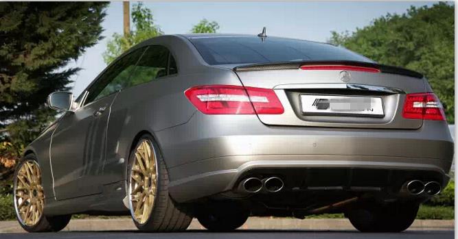 Suitable for 09-15 Mercedes-Benz E-Class Coupe Double-Door Coupe Rear Wing Amg Model W207 E260 Modified Rear Wing