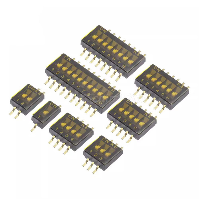 工場直販オリジナルke 1.27mm 1/2/3/4/5/6/8/10pビットダイヤルスイッチdshp02tsger|undefined