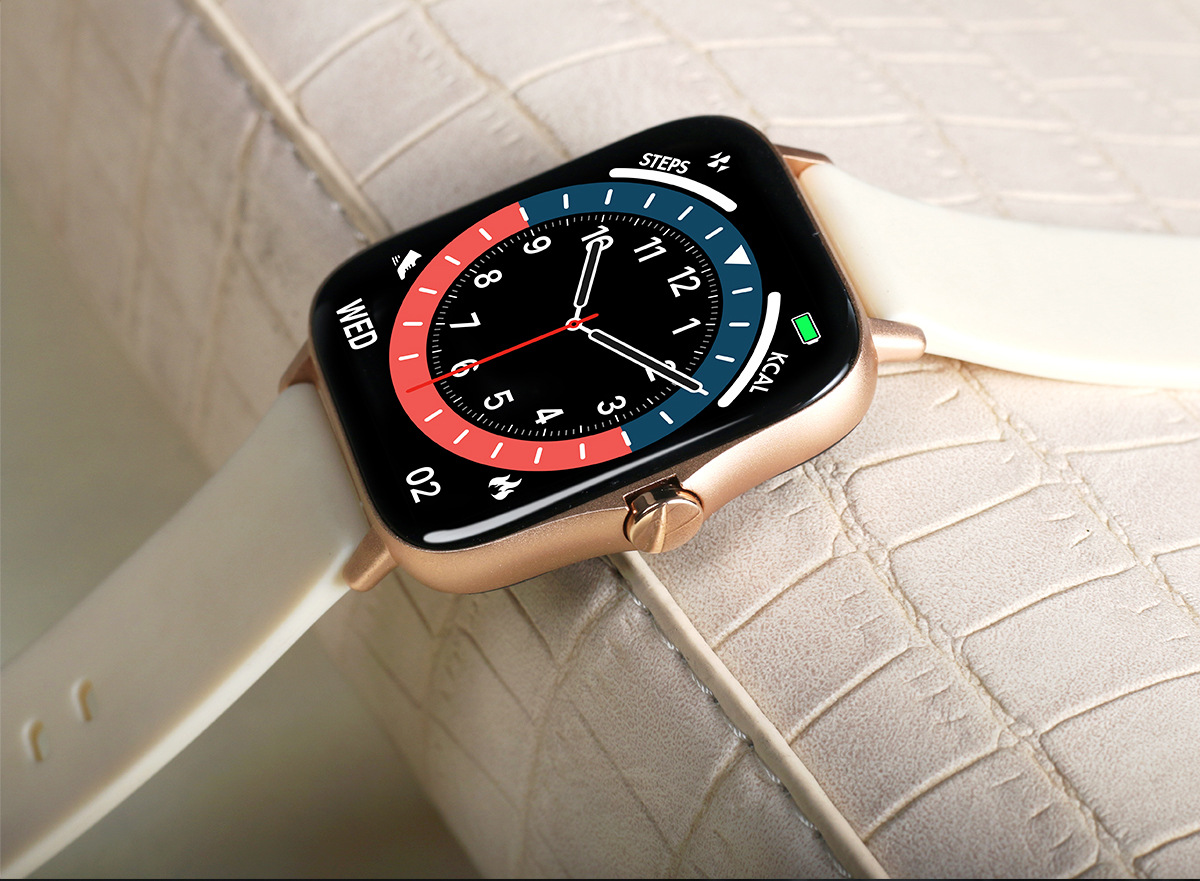 T42 SmartWatch Bluetooth appel moniteur de fréquence cardiaque étanche_voghion.com