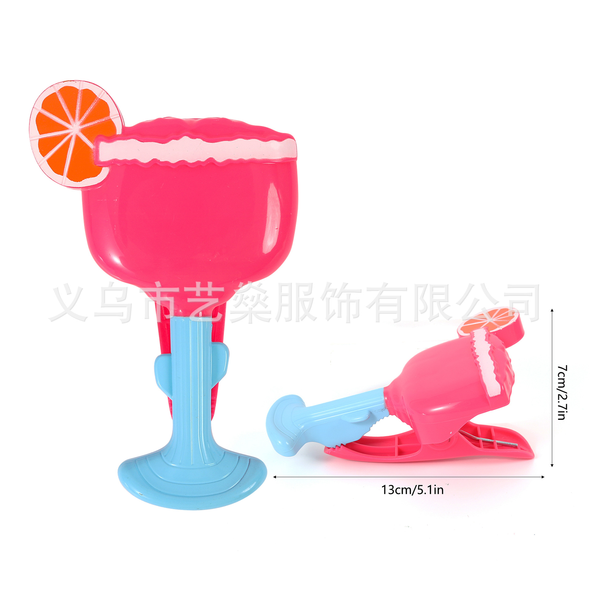 Lindo animal serie Toalla de playa a prueba de viento clip sol silla toalla clip de secado a prueba de viento clip de ropa de plástico clip