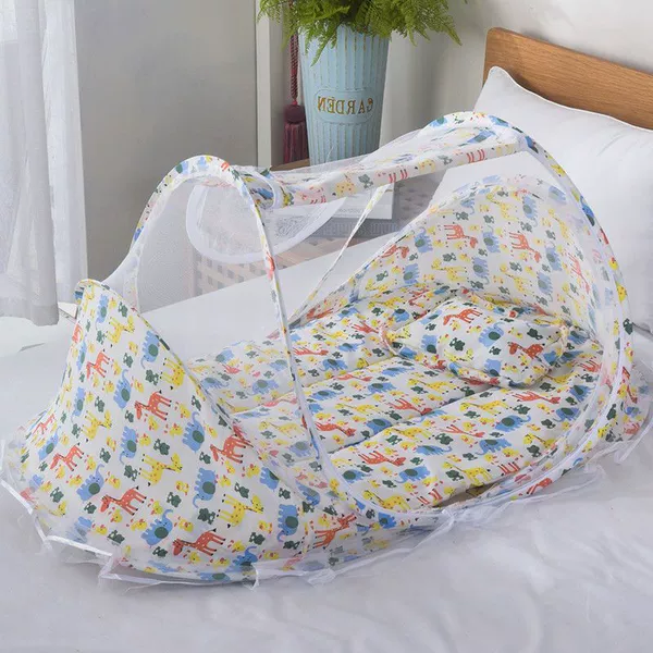 [Little Ferry Mosquito Nets+Cotton Pad] Send cotton pillow