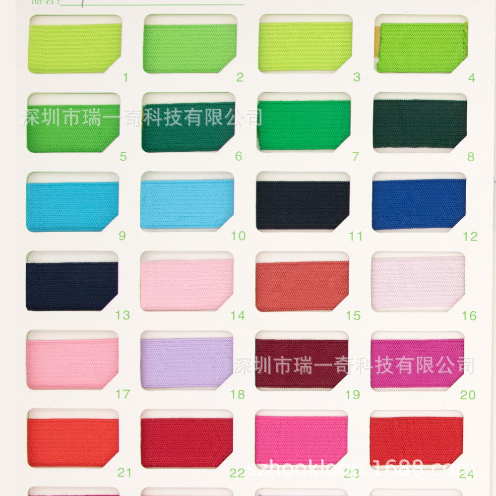 2/2.5/3.2/5/7.6/10cm multi-especificación en stock de punto elástico banda elástica ropa deportiva banda elástica al aire libre