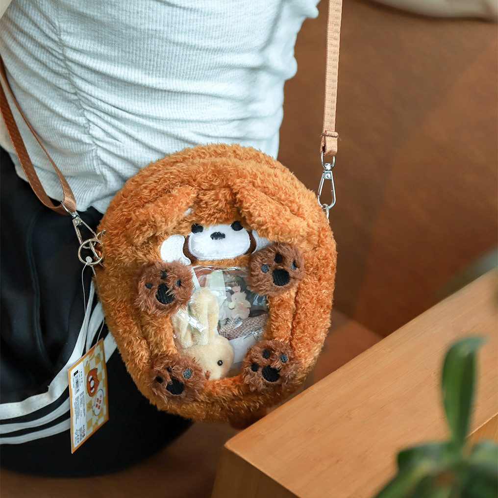 Fu-pomelo bocadillos bolsas de dolor de peluche, grasa fruta y sus amigos serie de bolsas de dolor de peluche lindas bolsas de materiales diy