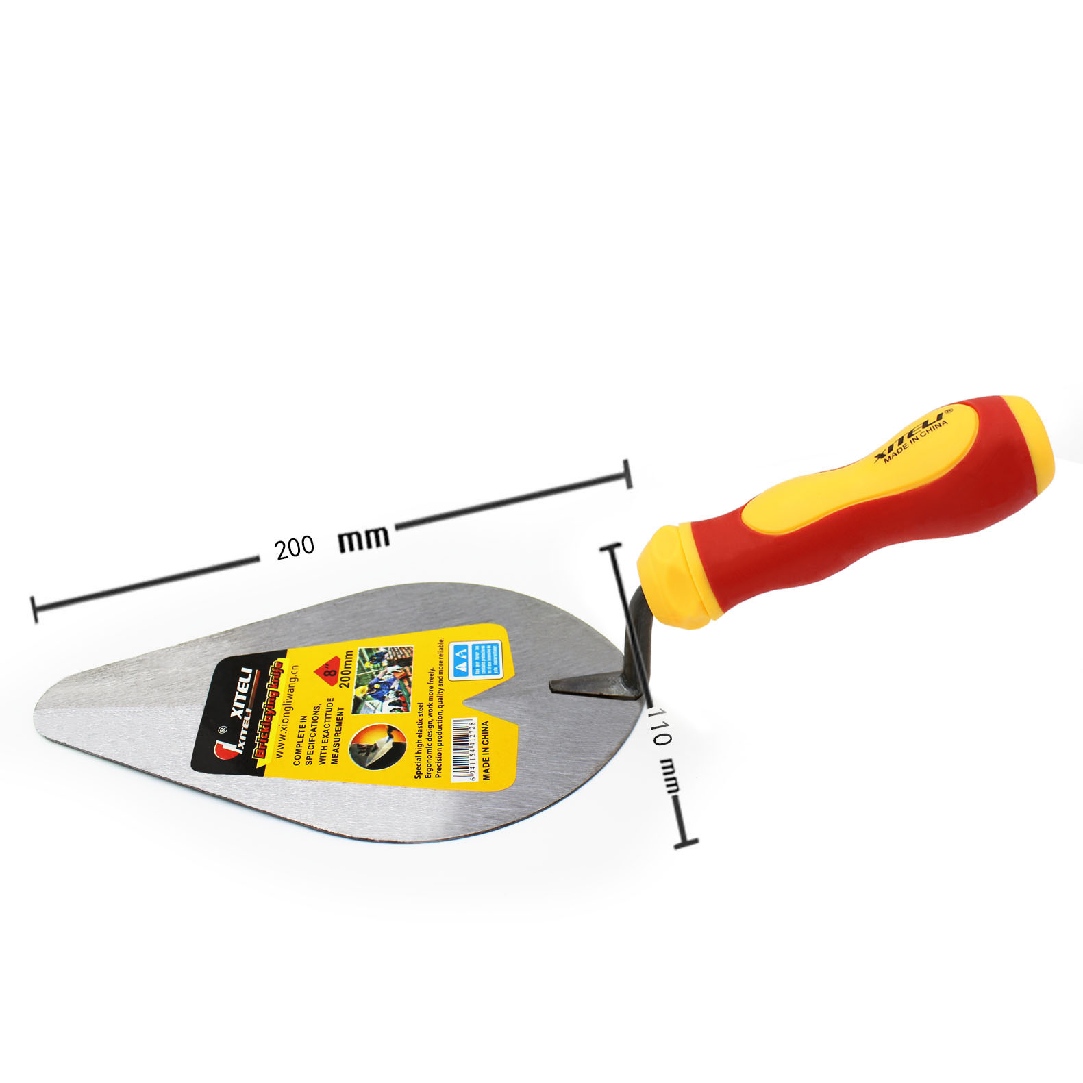 Venta directa de fábrica paleta de cabeza redonda azulejo cortador azulejo herramienta Oval paleta señaló cortador de ladrillo