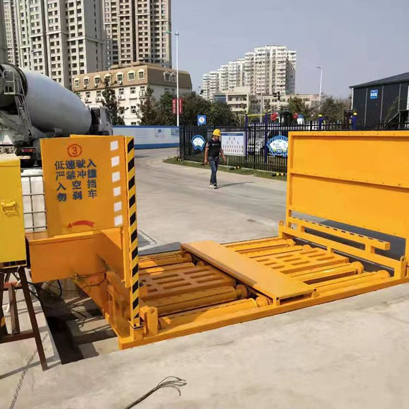 四轴八轴自动排泥工地洗车机 建筑工程滚轴式洗轮机冲洗平台槽