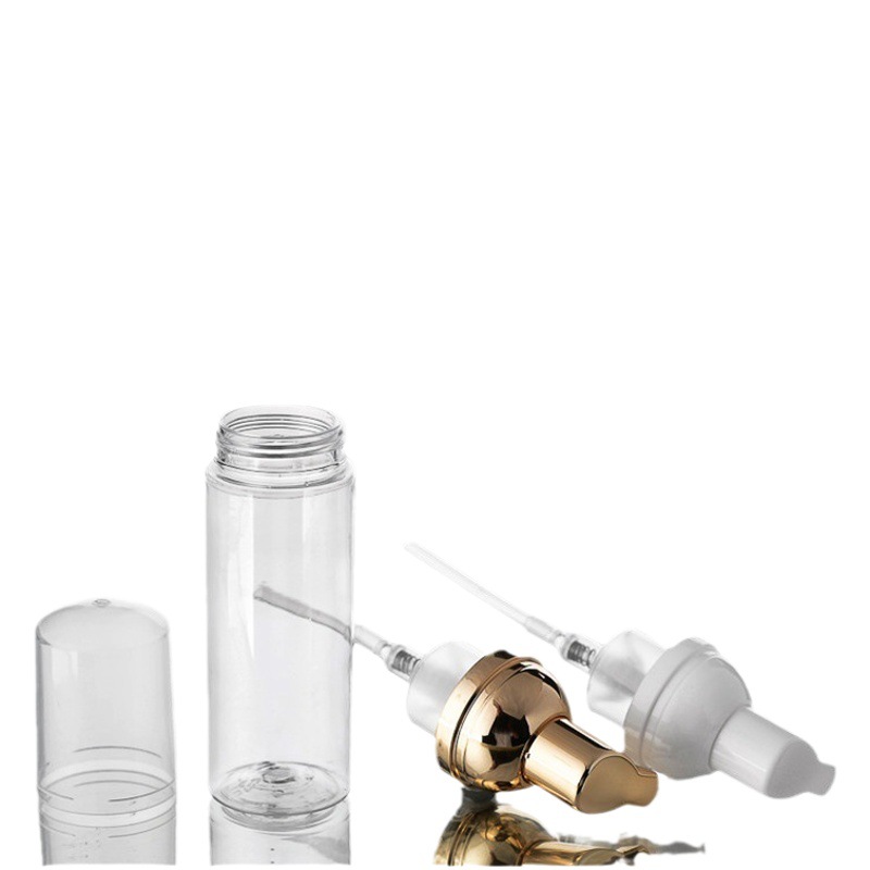 En stock botella de espuma blanca botella de mousse de pestañas 30ml50ml60ml80ml botella de espuma transparente botella de burbuja de pasta de dientes