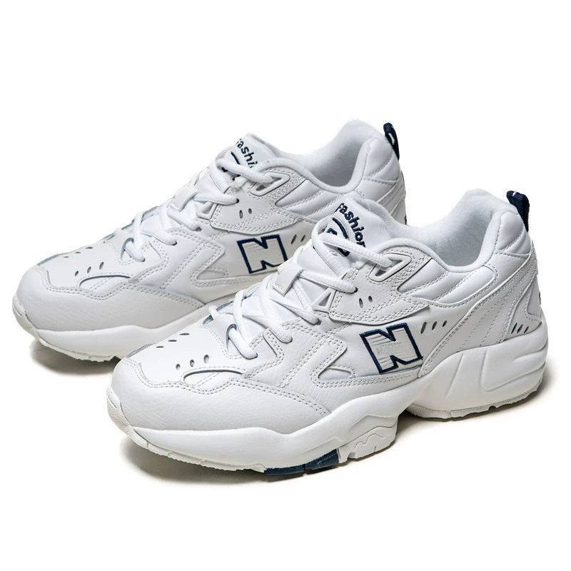 New Balance, универсальные белые дышащие спортивные кроссовки для любимых